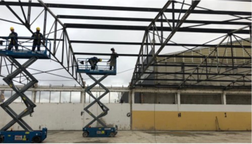 Reforma de Cobertura Metálica